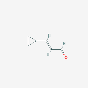 molecular formula C6H8O B2618601 3-Cyclopropylacrylaldehyde CAS No. 5687-76-3