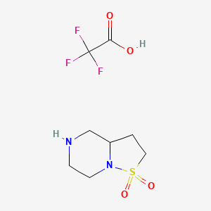 Hexahydro-2H-isothiazolo[2,3-a]pyrazine 1,1-dioxide 2,2,2-trifluoroacetate