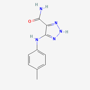 5-(p-tolylamino)-1H-1,2,3-triazole-4-carboxamide