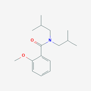 molecular formula C16H25NO2 B261865 N,N-diisobutyl-2-methoxybenzamide 