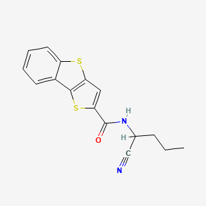 N-(1-cyanobutyl)-3,7-dithiatricyclo[6.4.0.0^{2,6}]dodeca-1(8),2(6),4,9,11-pentaene-4-carboxamide