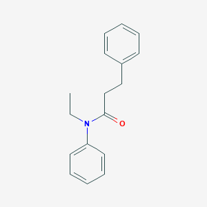molecular formula C17H19NO B261867 N-ethyl-N,3-diphenylpropanamide 