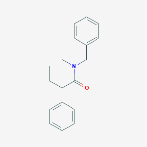molecular formula C18H21NO B261868 N-benzyl-N-methyl-2-phenylbutanamide 