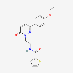 N-(2-(3-(4-ethoxyphenyl)-6-oxopyridazin-1(6H)-yl)ethyl)thiophene-2-carboxamide