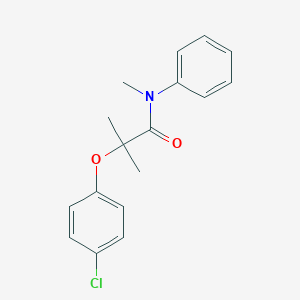 molecular formula C17H18ClNO2 B261869 2-(4-chlorophenoxy)-N,2-dimethyl-N-phenylpropanamide 