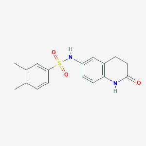 3,4-dimethyl-N-(2-oxo-1,2,3,4-tetrahydroquinolin-6-yl)benzenesulfonamide