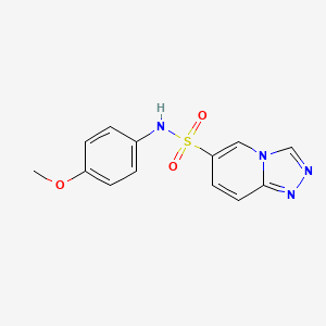 N-(4-methoxyphenyl)[1,2,4]triazolo[4,3-a]pyridine-6-sulfonamide