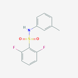 molecular formula C13H11F2NO2S B261872 2,6-difluoro-N-(3-methylphenyl)benzenesulfonamide 