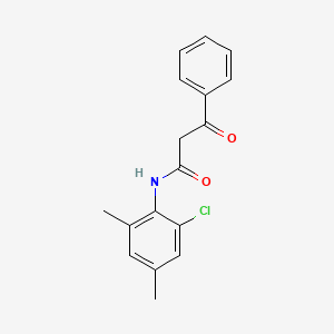 molecular formula C17H16ClNO2 B2618723 N-(2-chloro-4,6-dimethylphenyl)-3-oxo-3-phenylpropanamide CAS No. 749896-89-7