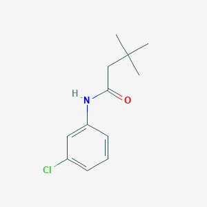 molecular formula C12H16ClNO B261875 N-(3-chlorophenyl)-3,3-dimethylbutanamide 