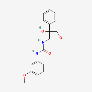 1-(2-Hydroxy-3-methoxy-2-phenylpropyl)-3-(3-methoxyphenyl)urea