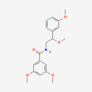 3,5-dimethoxy-N-(2-methoxy-2-(3-methoxyphenyl)ethyl)benzamide