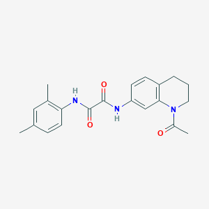 N-(1-acetyl-3,4-dihydro-2H-quinolin-7-yl)-N'-(2,4-dimethylphenyl)oxamide