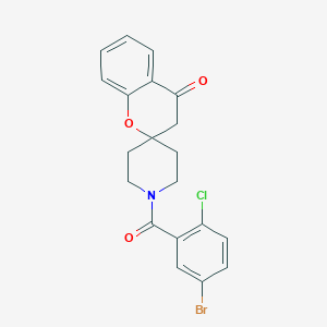 molecular formula C20H17BrClNO3 B2618843 1'-(5-Bromo-2-chlorobenzoyl)spiro[chroman-2,4'-piperidin]-4-one CAS No. 877810-98-5