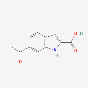 6-Acetyl-1h-indole-2-carboxylic acid