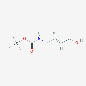 molecular formula C9H17NO3 B2618880 (E)-tert-Butyl (4-hydroxybut-2-en-1-yl)carbamate CAS No. 104700-42-7