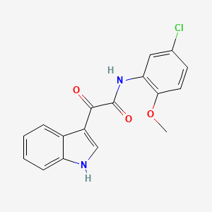 N-(5-chloro-2-methoxyphenyl)-2-(1H-indol-3-yl)-2-oxoacetamide