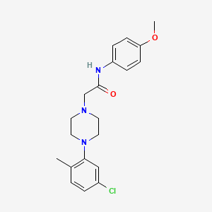 2-[4-(5-chloro-2-methylphenyl)piperazin-1-yl]-N-(4-methoxyphenyl)acetamide