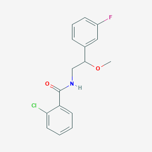 2-Chloro-N-[2-(3-fluorophenyl)-2-methoxyethyl]benzamide