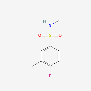 4-fluoro-N,3-dimethylbenzenesulfonamide