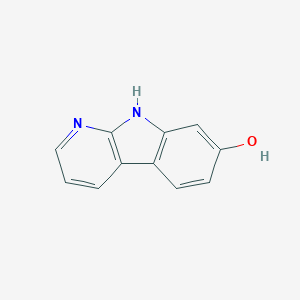 molecular formula C11H8N2O B2618922 9H-pyrido[2,3-b]indol-7-ol CAS No. 1289189-35-0