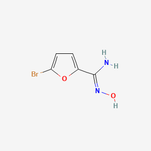 molecular formula C5H5BrN2O2 B2618935 5-bromo-N'-hydroxyfuran-2-carboximidamide CAS No. 1643440-86-1; 892387-31-4