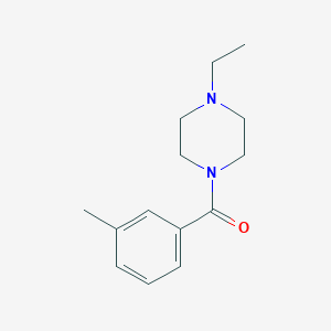 molecular formula C14H20N2O B261895 1-(3-Methylbenzoyl)-4-ethylpiperazine 