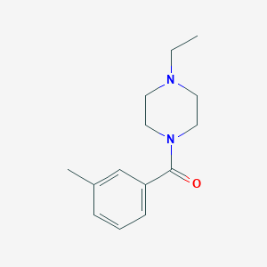 1-(3-Methylbenzoyl)-4-ethylpiperazine