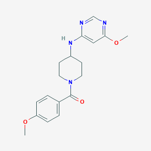 (4-Methoxyphenyl)-[4-[(6-methoxypyrimidin-4-yl)amino]piperidin-1-yl]methanone
