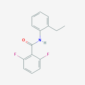 molecular formula C15H13F2NO B261896 N-(2-ethylphenyl)-2,6-difluorobenzamide 