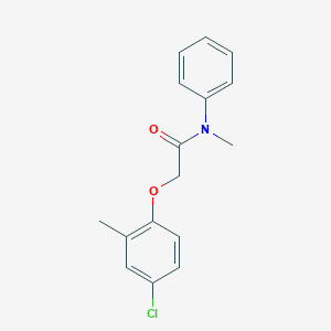 molecular formula C16H16ClNO2 B261897 2-(4-chloro-2-methylphenoxy)-N-methyl-N-phenylacetamide 