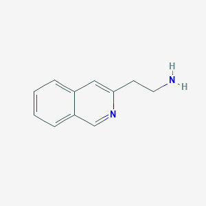 molecular formula C11H12N2 B2618981 3-Isoquinolineethanamine CAS No. 608515-82-8