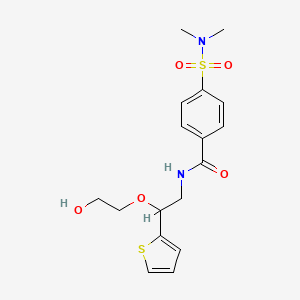 4-(N,N-dimethylsulfamoyl)-N-(2-(2-hydroxyethoxy)-2-(thiophen-2-yl)ethyl)benzamide