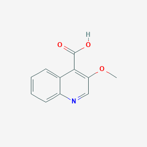 molecular formula C11H9NO3 B2618990 3-甲氧基喹啉-4-羧酸 CAS No. 1241386-37-7