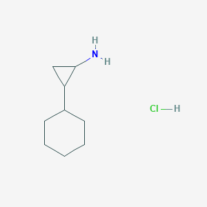 2-Cyclohexylcyclopropan-1-amine hydrochloride