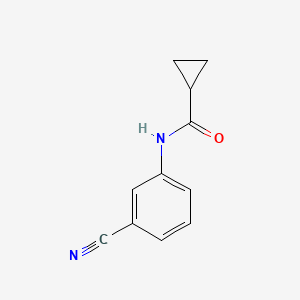 molecular formula C11H10N2O B2619016 N-(3-cyanophenyl)cyclopropanecarboxamide CAS No. 101946-36-5