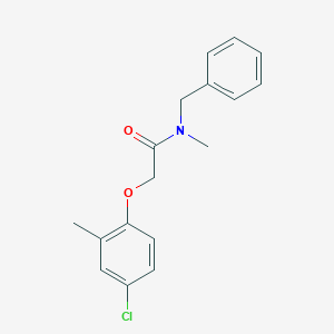 molecular formula C17H18ClNO2 B261902 N-benzyl-2-(4-chloro-2-methylphenoxy)-N-methylacetamide 