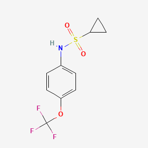 N-(4-(trifluoromethoxy)phenyl)cyclopropanesulfonamide