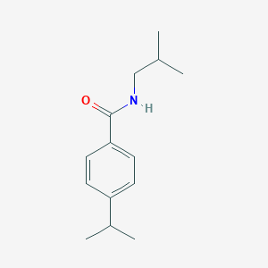 molecular formula C14H21NO B261903 N-isobutyl-4-isopropylbenzamide 