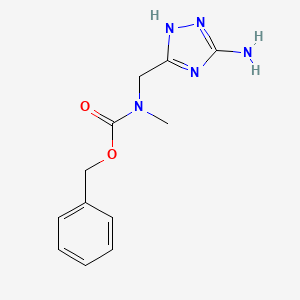 Benzyl N-[(3-amino-1H-1,2,4-triazol-5-yl)methyl]-N-methylcarbamate
