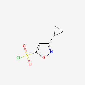 3-Cyclopropyl-1,2-oxazole-5-sulfonyl chloride