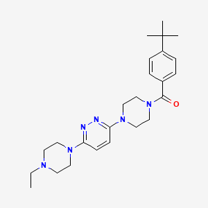 (4-(Tert-butyl)phenyl)(4-(6-(4-ethylpiperazin-1-yl)pyridazin-3-yl)piperazin-1-yl)methanone