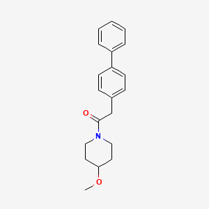 2-([1,1'-Biphenyl]-4-yl)-1-(4-methoxypiperidin-1-yl)ethanone