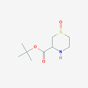 Tert-butyl 1-oxo-1,4-thiazinane-3-carboxylate