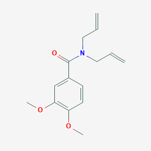 molecular formula C15H19NO3 B261907 N,N-diallyl-3,4-dimethoxybenzamide 