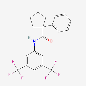 N-(3,5-Bis(trifluoromethyl)phenyl)(phenylcyclopentyl)formamide