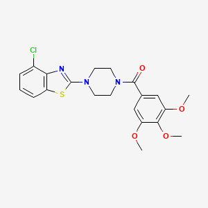 (4-(4-Chlorobenzo[d]thiazol-2-yl)piperazin-1-yl)(3,4,5-trimethoxyphenyl)methanone