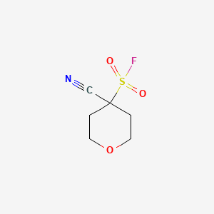 4-Cyanooxane-4-sulfonyl fluoride
