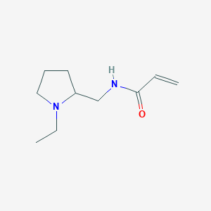 molecular formula C10H18N2O B2619095 N-[(1-ethylpyrrolidin-2-yl)methyl]prop-2-enamide CAS No. 1156755-77-9