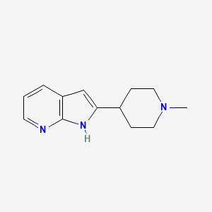 2-(1-methylpiperidin-4-yl)-1H-pyrrolo[2,3-b]pyridine